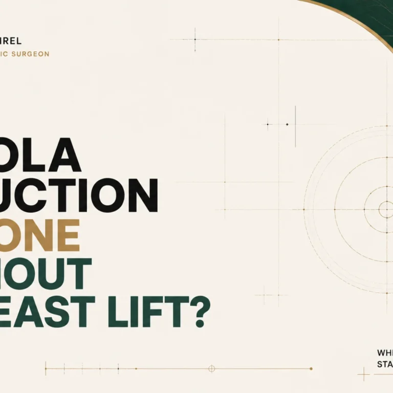 Can areola reduction be done without a breast lift