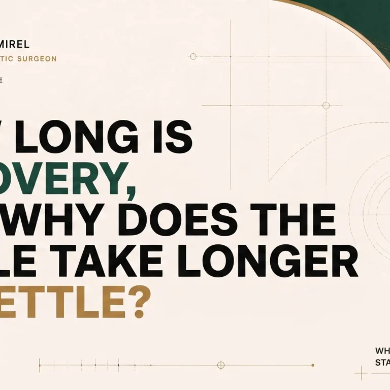 How long is recovery, and why does the ankle take longer to settle