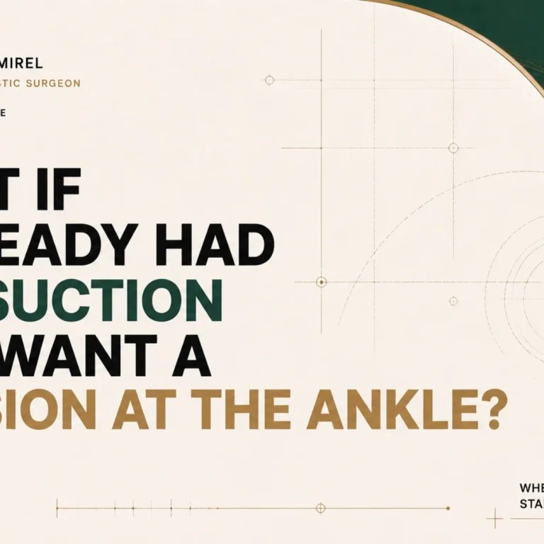 What if I already had liposuction and want a revision at the ankle