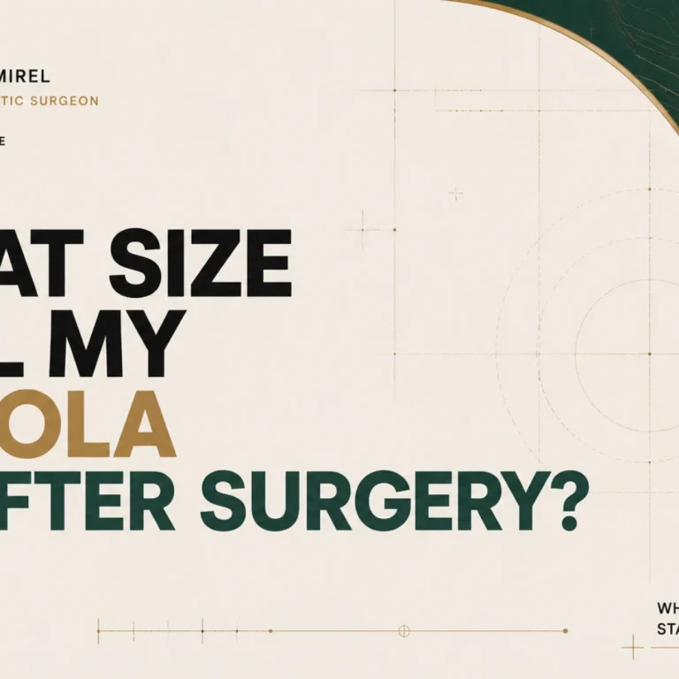 What size will my areola be after surgery