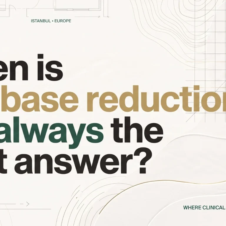 When is alar base reduction not always the right answer