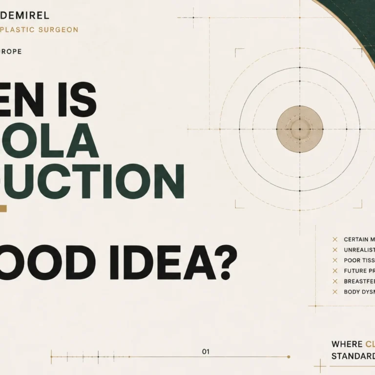 When is areola reduction not a good idea