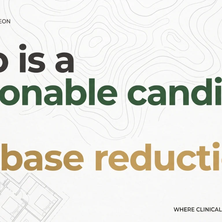 Who is a reasonable candidate for alar base reduction