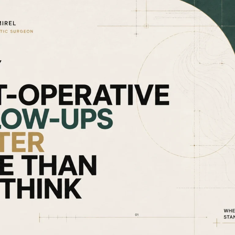 Why Post-Operative Follow-Ups Matter More Than You Think